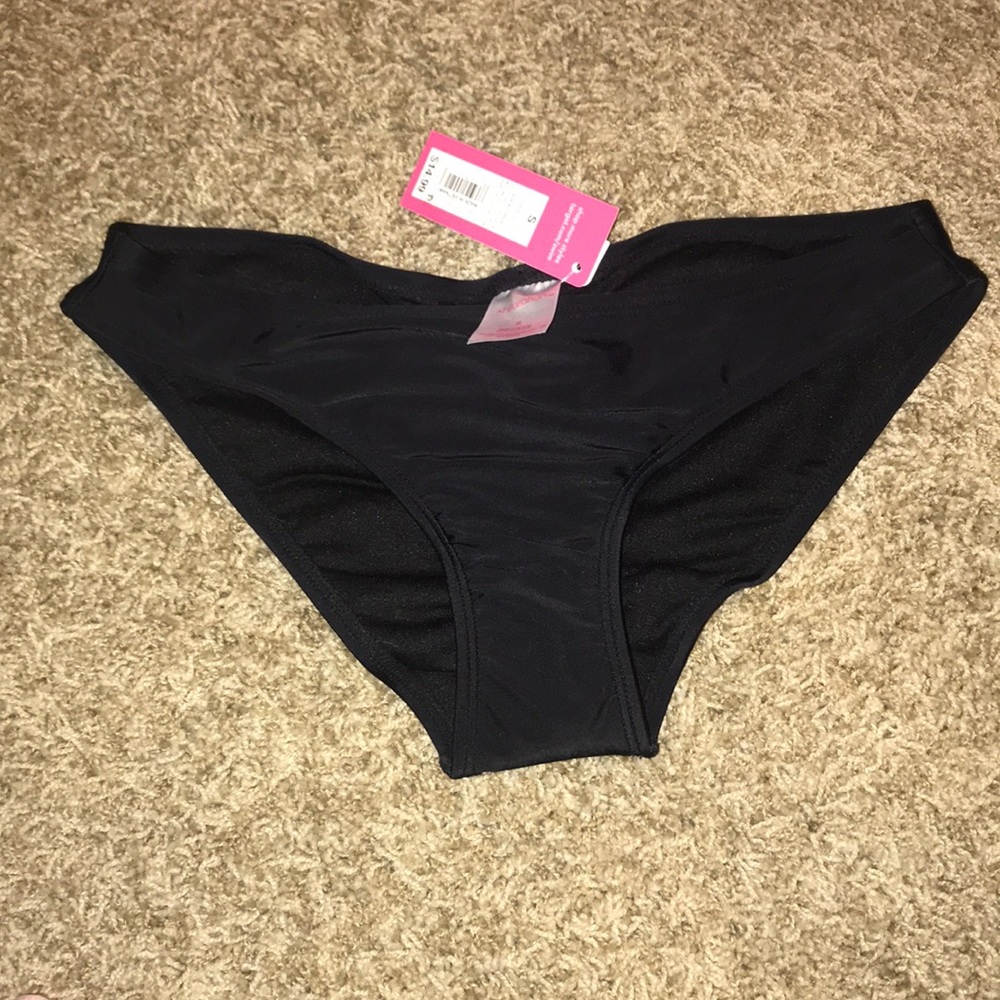 Black bikini bottom xs